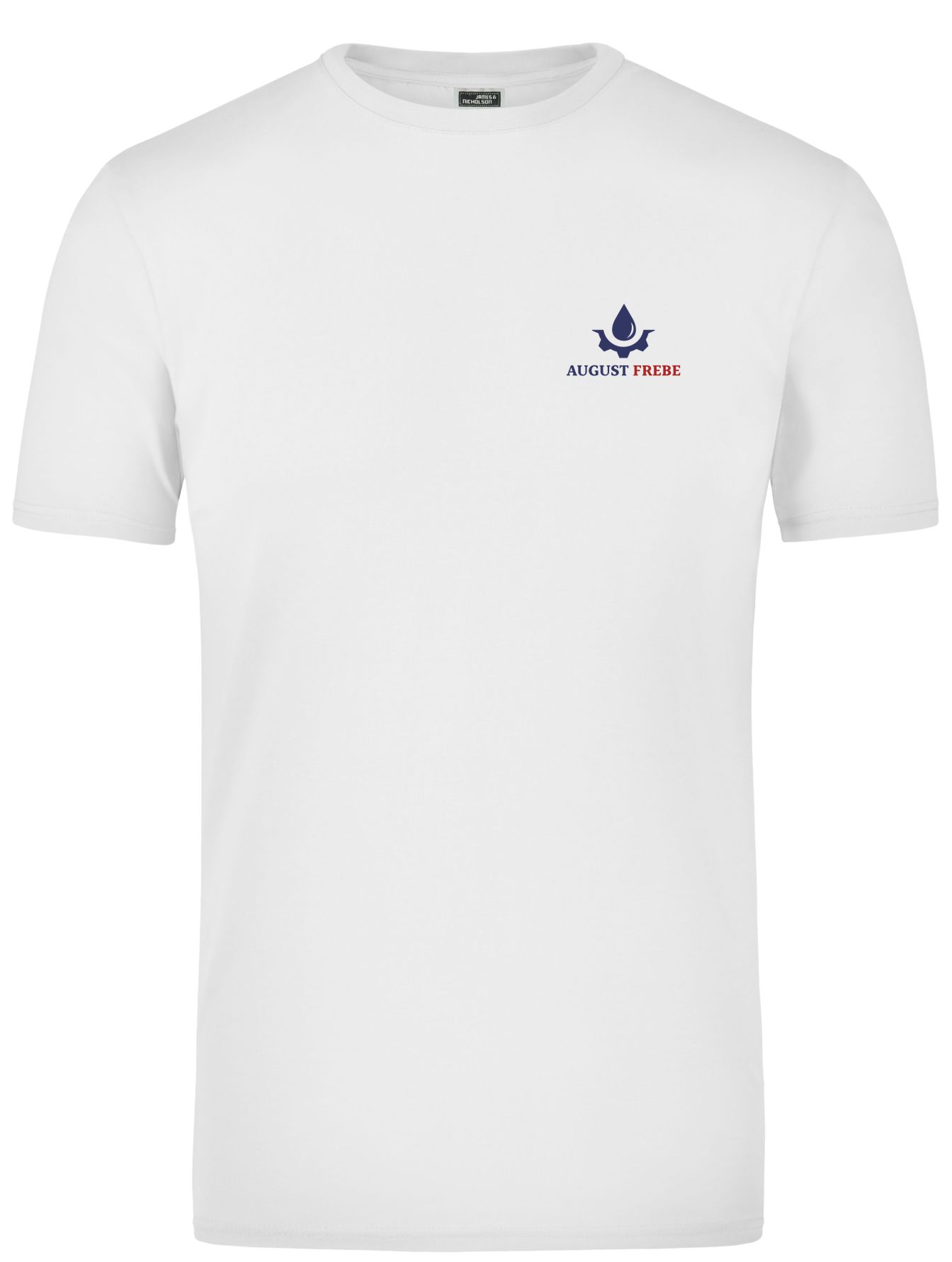 T-Shirt weiß „FÜR UNS IST WASSER THEMA NR. 1" (AF)