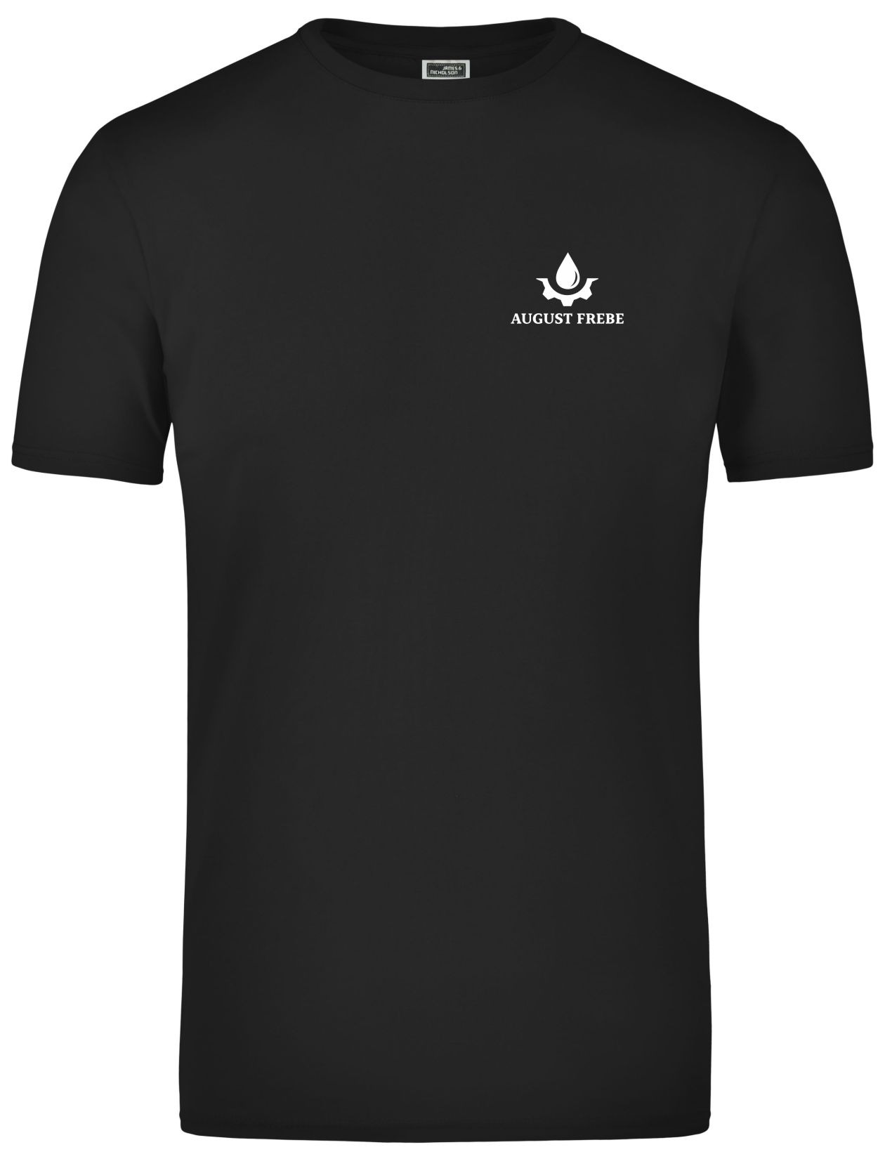 T-Shirt schwarz „FÜR UNS IST WASSER THEMA NR. 1" (AF)