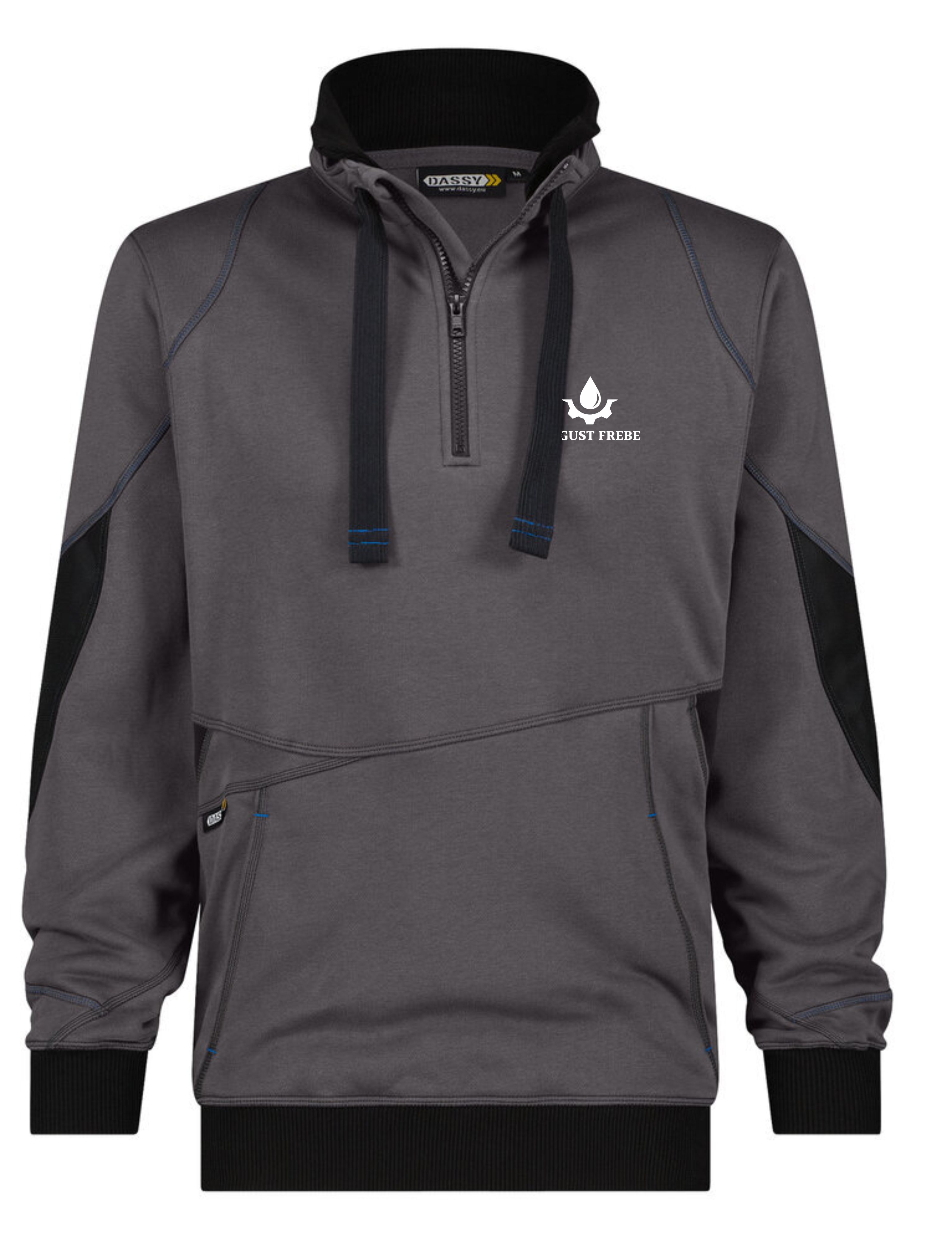 Sweatshirt Stellar grau-schwarz (AF)